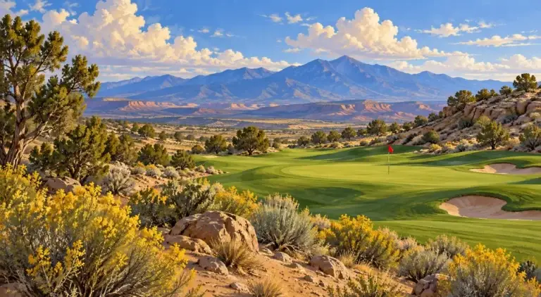 Illustration of New Mexico high desert