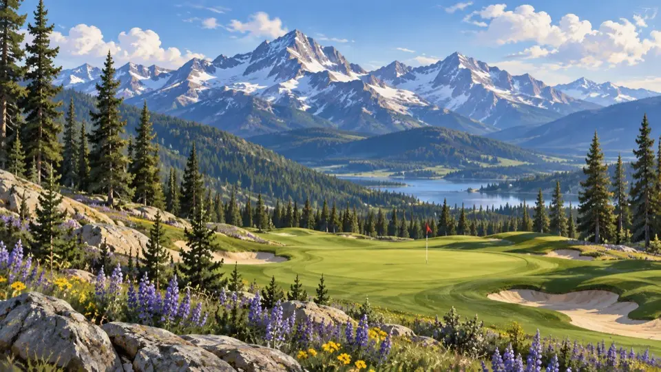 Illustration representing Golf Courses in Lander County, Nevada